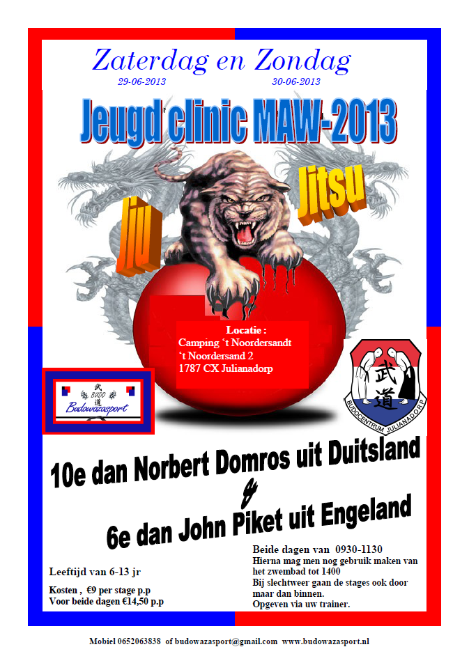 Jeugd Clinic MAW-2013 @ Camping ‘t Noordersandt | Julianadorp | Noord-Holland | Nederland